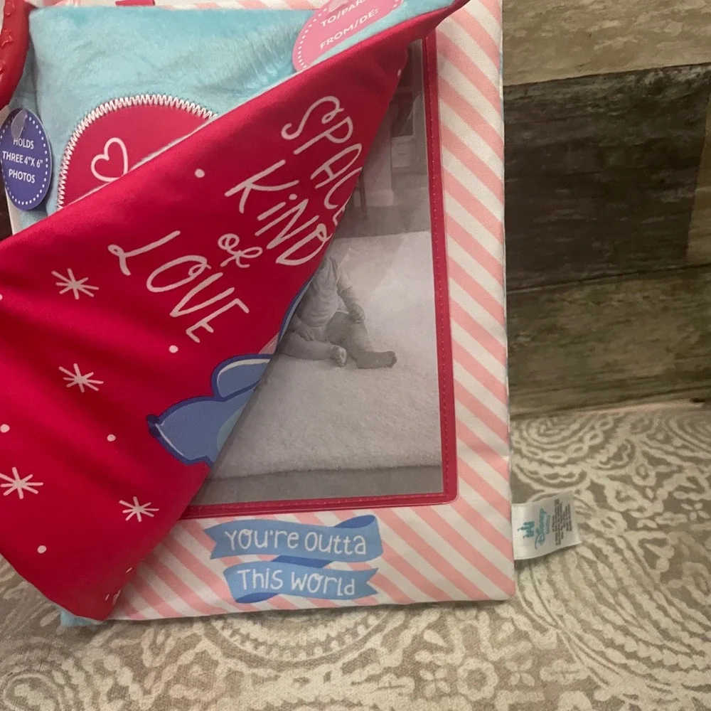 Disney Baby Stitch Angel Baby's First Photo Book Soft Plush Album Kids Preferred